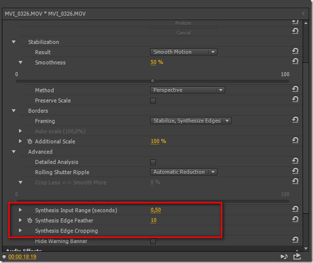 Стабилизация видео Warp Stabilizer в Adobe Premiere pro.