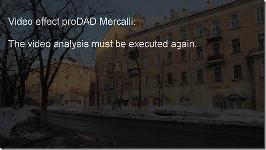 Стабилизация видео с помощью плагина ProDAD Mercalli v 2.0
