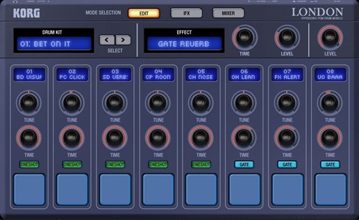 Новое приложение для создания музыки на iPad - Korg Gadget. London