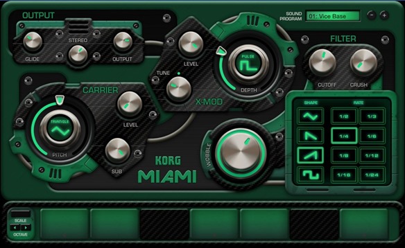 Новое приложение для создания музыки на iPad - Korg Gadget. Miami